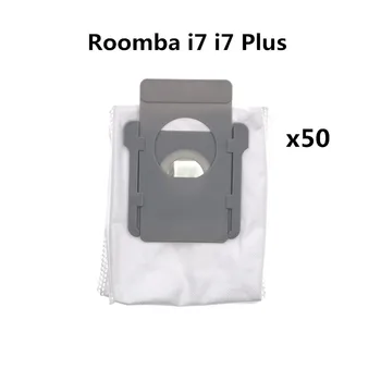 50pcs Plaunamas Priedai Pakeisti Dulkių maišelį irobot Roomba i7 i7 Plus + i7P E5 E6 Roombai7 Robotas Dulkių siurblys Dalis Komplektai