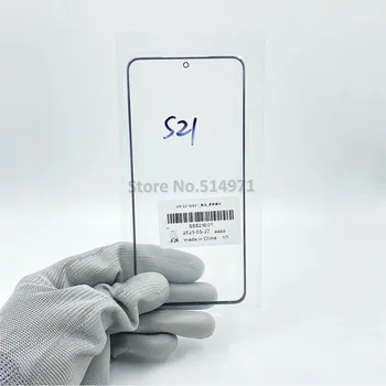 5pc LCD Priekiniai Touch Išorinio Ekrano Stiklo su OCA Klijai Samsung S10 S10E Note10 Lite S21 S21+ 20 Pastaba Ekrano Remontas, Pakeitimas