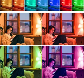 5vnt/10vnt GU10 Smart Lempa Led RGB&CW Pritemdomi Lemputė 5W Balso Kontrolės Led Lempos, Spalvinga Lemputė Dirbti Su Alexa 