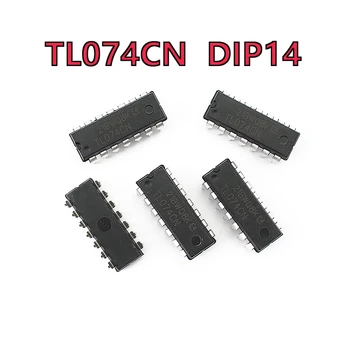 5vnt 10vnt integrinio grandyno TL074 DIP14 Veiklos Stiprintuvo IC Chip TL074CN CINKAVIMAS-14 Sandėlyje