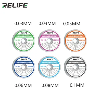 5VNT/daug RELIFE LR-059 LCD Ekranas Atskyrimo itin smulkios kietosios 0.03 0.04 MM mm 0,05 mm 0,1 MM Pjovimo Nerūdijančio Lydinio, Aukso, Molibdeno Viela