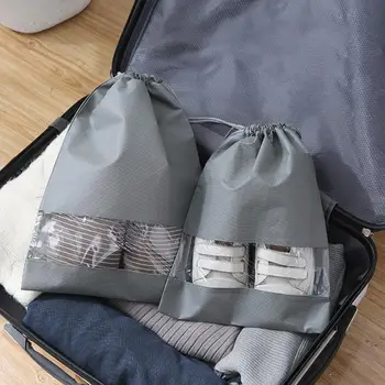 5vnt Laikymo Maišelis Dulkėms Multi-naudoti Plastiko Nėra Lengva Deformuoti Batų Saugojimo Krepšys Namuose