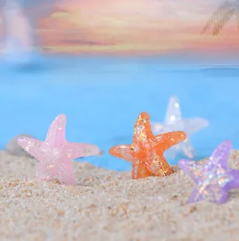 5vnt/set Puikus Paplūdimys Gyvūnų Žvaigždė Micro Kraštovaizdžio Lėlė Mini Pasakų Sodas Akvariumo Žuvų Bakas Dekoro Pav Žaislai Dovana