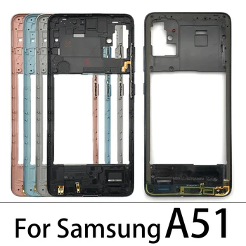 5vnt Viduryje sienelėmis Atveju, Samsung Galaxy A51 A71 A707 A507 A507F A707F Naujas Važiuoklės Viduryje Rėmelis Galinio Skydo Dangtelį