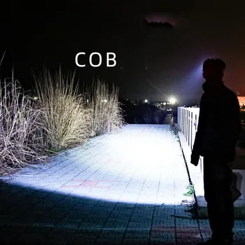 5W COB LED Šviesų Žibintai Vandeniui 3 Rūšių Lauko Dviračiu, Laipioti Pėsčiomis, Žvejyba Darbo Vadovas Fakelas Lauko Priemonė