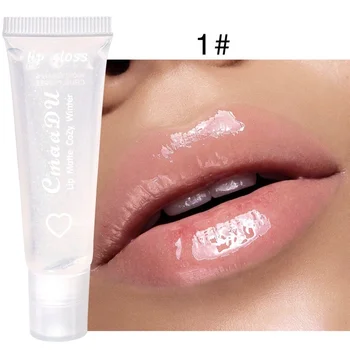6 spalvų tyra, skaidri drėkinamasis lūpų balzamas lūpų glazūra lūpų naftos baltos spalvos lūpų dažai, lūpų blizgesys lūpų grožio make up