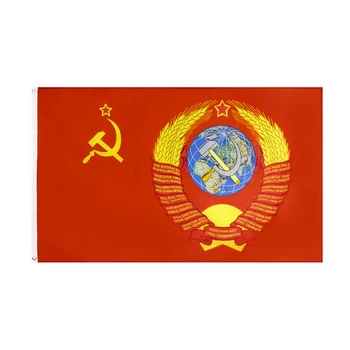60X90/90X150CM Ussian Pergalės Diena Vadas Sovietų Sąjungos 1964 m. SSSR, CCCP Banner Vėliavos Apdaila