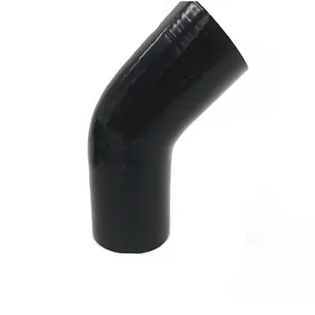 63mm / 76mm /70mm 45 Degree Elbow Reduce Silicone Hose Pipe Black