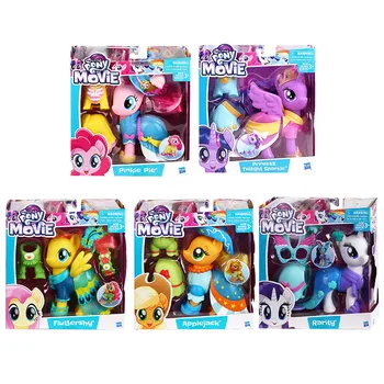 6inch Hasbro My Little Pony Twilight Sparkle Pinkie Pie Fluttershy Mergina žaisti namuose žaislas Veiksmų PVC Kolekcijos Modelis Žaislas Anime Pav