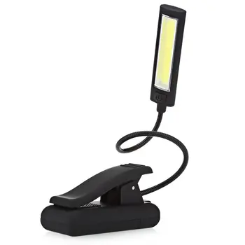 6W LED USB Pritemdomi Įrašą Skaitymo Šviesos Laptop Notebook Fortepijonas Lovos Galvūgalio Stalas Nešiojamų Skaitymo Nakties Šviesos