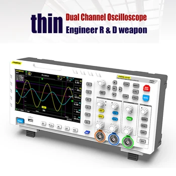 7 Colių TFT LCD Ekranas Dvi Viena Dual Channel Įėjimo Signalo Generatorius Darbalaukio Oscilloscope Užfiksuoti Išėjimo Signalo Funkciją 100MHz