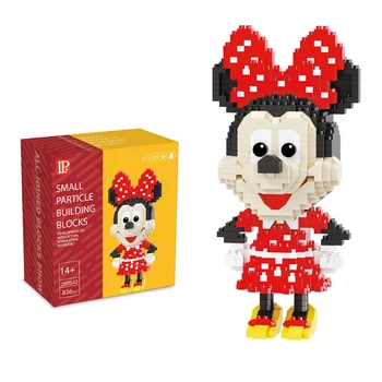 714pcs+ Disney Mickey Mouse Diamond Blokai Minnie ančiukas Donaldas Dasiy Goofy Micro Plytų Duomenys Žaislai Kalėdų Dovana
