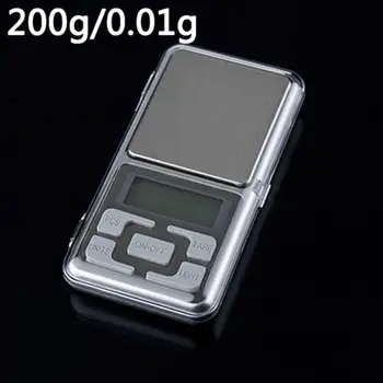 80% Karšto Pardavimo 500g x 0,1 g 200g/0.01 g Mini Pocket Elektroninių Masto Nešiojamas Skaitmeninis LCD Ekranas Papuošalai Masto