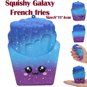 8cm Galaxy Bulvytės Squishies Lėtai Auga Spaudimas Kvapus Streso Sumažinti Žaislas naujas ir Spalvinga Pigesniu žaislai Aнтистресс
