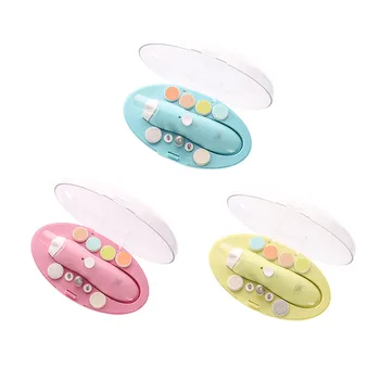 9 1 Elektrinis Kūdikio Nagų Set USB Įkrovimo Kūdikio Kojų Nagų Nagai Žoliapjovės Rinkinys su LED Šviesos Berniukų, Mergaičių
