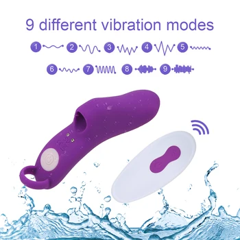 9 Dažnio Belaidis Nuotolinio Valdymo Piršto Vibratorius G Spot Masažas Sekso Žaislai Moterims, Klitorio Stimuliatorius Moterų Masturbator