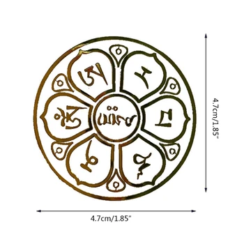 9 Stilių Rune Metalo Lipdukai Epoksidinės Dervos Pelėsių Įdarai Papuošalai Priėmimo Medžiaga Užpildas 