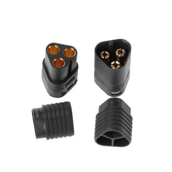 900C 1 Pora MT60 3.5 mm 3 Kulka Jungtis Plug Male & Female RC ESC su Varikliu