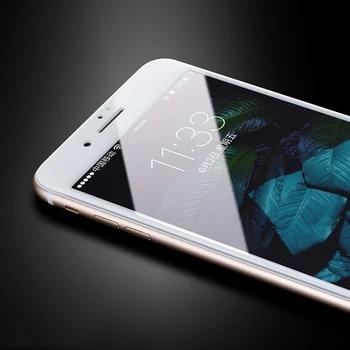 9D Visiškai Padengti Grūdinto Stiklo iPhone 8 7 6 6S Plius 5 5S SE 2020 Screen Protector, iPhone 11 Pro XS Max X XR Apsauginės Plėvelės