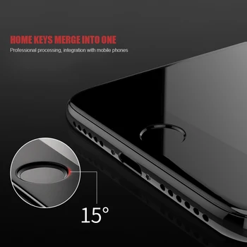 9D Visiškai Padengti Grūdinto Stiklo iPhone 8 7 6 6S Plius 5 5S SE 2020 Screen Protector, iPhone 11 Pro XS Max X XR Apsauginės Plėvelės
