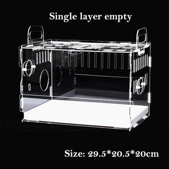 Acrylic Hamster Cage Drawer Pipe House Single Double Three-layer Transparent Villa Golden Bear Cages