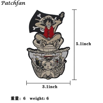 AD417 Patchfan Anime Emblemos Siuvinėjimo Pleistras Aplikacijos 