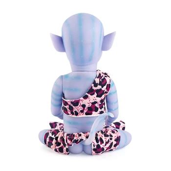 ADFO 12 Cm Avataras Naktį Šviesos Minkšto Vinilo Reborn Baby Tikroviška Lėlė Bonecas Atgimsta Bebe Žaislų, Dovanų LOL Girl Vaikams