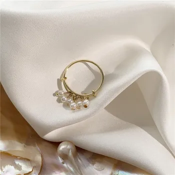 Adolph Prabangių Perlų Žiedas Moterims Boho Vasaros Mados Asmenybės Dizaino Žiedas Tendencija 2020 Naujas Brincos Papuošalai, Dovanos