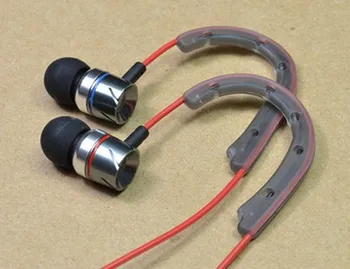 Akcijos originalus Silikoninis Atminties metalo ausies kabliuko pakaba ausinių lankelis earhanger SH IE6 IE7 IE8 IE80 laisvų Rankų įranga