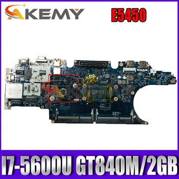 Akemy I7-5600U 840M/2GB, SKIRTI Dell Latitude E5450 Nešiojamas Plokštė ZAM71 LA-A903P KN-017FG2 17FG2 Mainboard testuotas