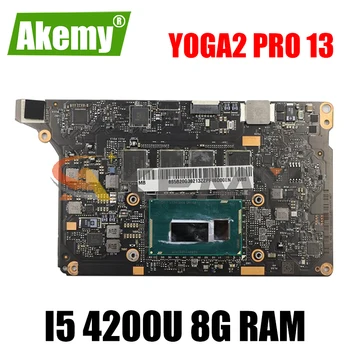 Akemy NM-A074 Plokštė Lenovo JOGOS 2 PRO YOGA2 PRO 13 Nešiojamojo kompiuterio pagrindinė Plokštė CPU I5 4200U 8G RAM Bandymo Darbai