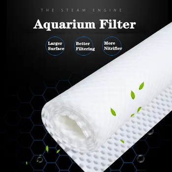 Akvariumo Filtras 3D Medaus Biologinis Filtras Medvilnės Sponge už Akvariumo Žuvų Bako Bio Medvilnės Putų Skimmer