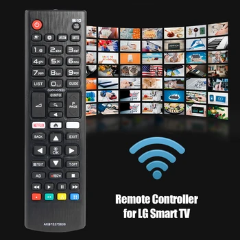 ALLOYSEED Daugiafunkcį Nuotolinio Valdymo LG Smart Televizijos Pakeitimo AKB75375608 LED HDTV LCD LED TV Priedai