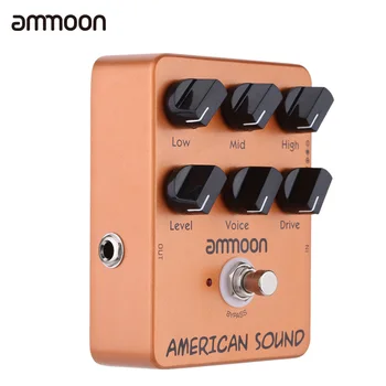Ammoon AP-13 Amerikos Garso Amp Simuliatorius Gitaros Efektu Pedalas Tiesa Apeiti Aukštos Kokybės Gitara, Dalys ir Priedai