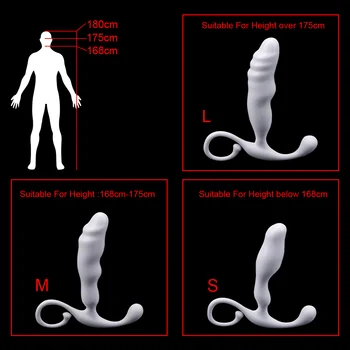 Analinis Dildo Vyrų Masturbator Prostatos Stimuliatorius Butt Plug Prostatos Massager G Spot Suaugusiems Erotinis Sekso žaisliukai Vyrams Gėjų