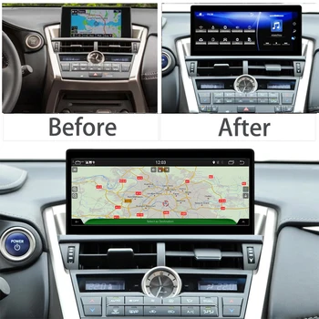 Android 10.0 Diktofonas Stereo Imtuvas, Lexus NX 200t 300h Nx200T m. m. 2016 m. 2017 Automobilio Multimedijos Grotuvas GPS Galvos Vienetas DSP