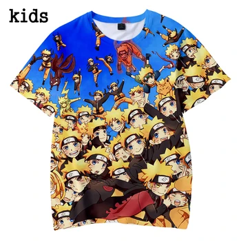 Anime Narut itachi sasuke Funny kids marškinėliai 3D uchila Ninja Spausdinti vyriški marškinėliai trumpomis Rankovėmis Vasarą Tshirts Harajuku Tee Viršų