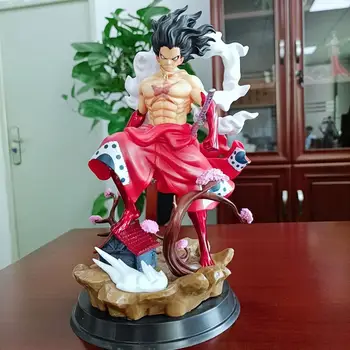 Anime One Piece Wano Luffy Pavara 4 Snakeman Kimono Ver. GK PVC Veiksmų Skaičius, Statula, Kolekcines, Beždžionė D Luffy Modelis Lėlės, Žaislai