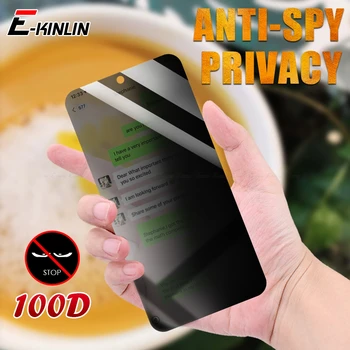 Anti-spy Peeping Screen Protector For Samsung Galaxy A51 A71 5G A20 A30 A50 A20s A30s A50s Privatumo Grūdinto Stiklo Plėvele Padengti
