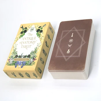 Antikos Anatomija 78 Taro Kortų Kaladę Anglų Versija Klasikinis Taro Kortų Oracle Būrimą Stalo Žaidimai Žaisti Modernus Skaitytojas