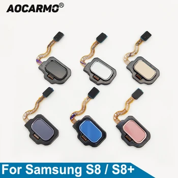 Aocarmo Flex--Kabelis Samsung Galaxy S8/S8+ S8Plus Touch ID pirštų Atspaudų Home Mygtuką Flex Pakeitimo Dalis