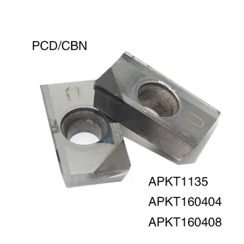 APKT1135 APKT160404 APKT160408 politikos suderinamumo vystymosi labui CBN CNC Deimantinio Disko Tekinimo lapelyje Tekinimo Įrankiai