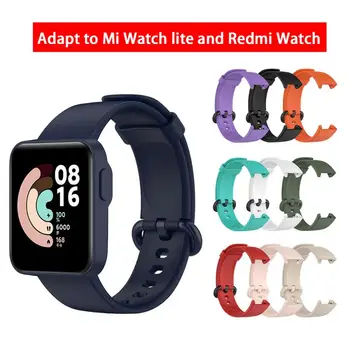 Aplinkos Smart Watch Band Tinka Xiaomi Mi Žiūrėti Lite/Redmi Žiūrėti Universalus Pakeitimo Apyrankė Silikono Dirželis