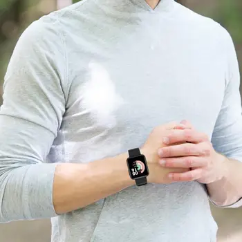 Aplinkos Smart Watch Band Tinka Xiaomi Mi Žiūrėti Lite/Redmi Žiūrėti Universalus Pakeitimo Apyrankė Silikono Dirželis