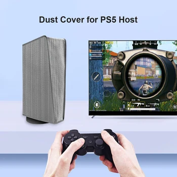 Apsauga nuo dulkių Dangtelis PS5 Žaidimų Konsolės Dulkių Dangtelio Raštas Plaunamas Dulkių Įrodymas Padengti PlayStation 5 PS5 Žaidimai, Priedai