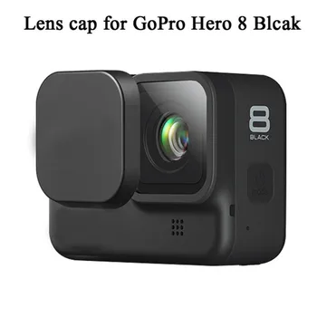 Apsauginiai Silikono Atveju GoPro Hero 8 Juodas Grūdintas Stiklas Screen Protector, Plėvelės, Objektyvo Dangtelis Dangtelis Eiti Pro 8 Priedas