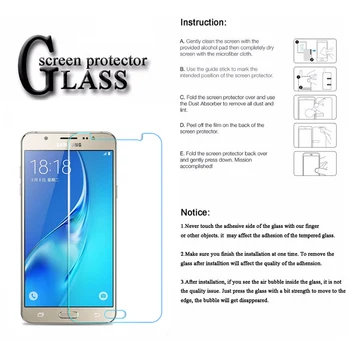 Apsauginis Stiklas ant Samsung Galaxy j3 skyrius J5 J7 A3 A5 A7 2016 2017 A6 A8 Plius 2018 Grūdintas Screen Protector, Stiklo Plėvelė