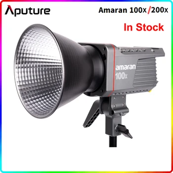 Aputure Amaran 100X 200X Bi-Color 2700-6500K LED Filmavimo Šviesa, 