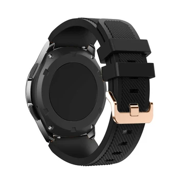 Apyrankė Xiaomi Huami Amazfit Pvp/VTR 42 47mm dirželis Rose aukso sagtis Silikono dirželis Amazfit Stratos 3 2 smart watch band