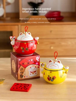 Arbatos puodą, keramikos puodą plutus katė Kinija kūrybinio vėjo atkurti senovės būdų PUODUS arbatos laikymo jar filtro rinkinys virtuvė